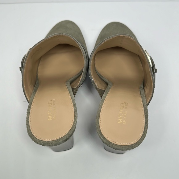 NIB Michael Kors Kara Mule Sz 9, Olive - Picture 5 of 12